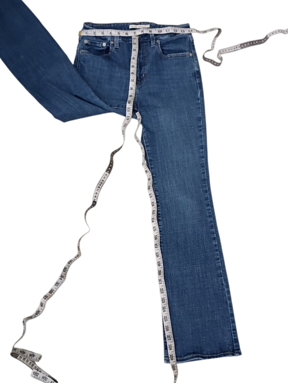 Levi's 725 High Rise Bootcut Jeans sz 29 - Picture 9 of 14